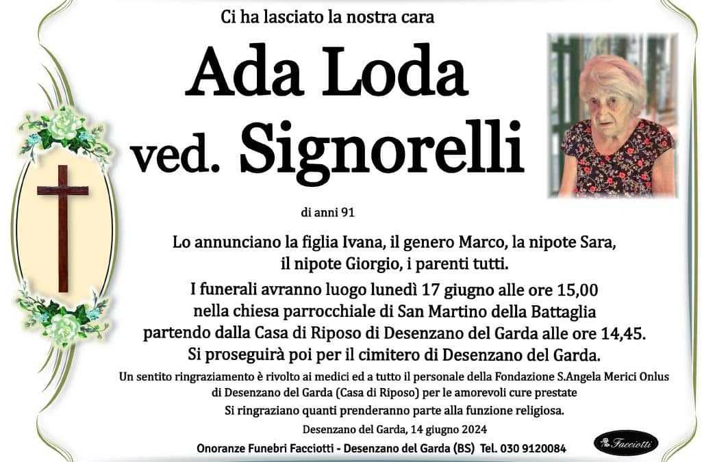 Ada Loda ved. Signorelli