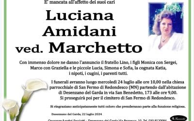 Luciana Amidani ved. Marchetto