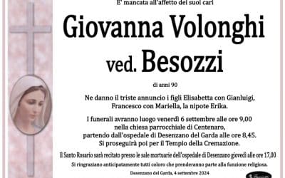 Giovanna Volonghi ved. Besozzi