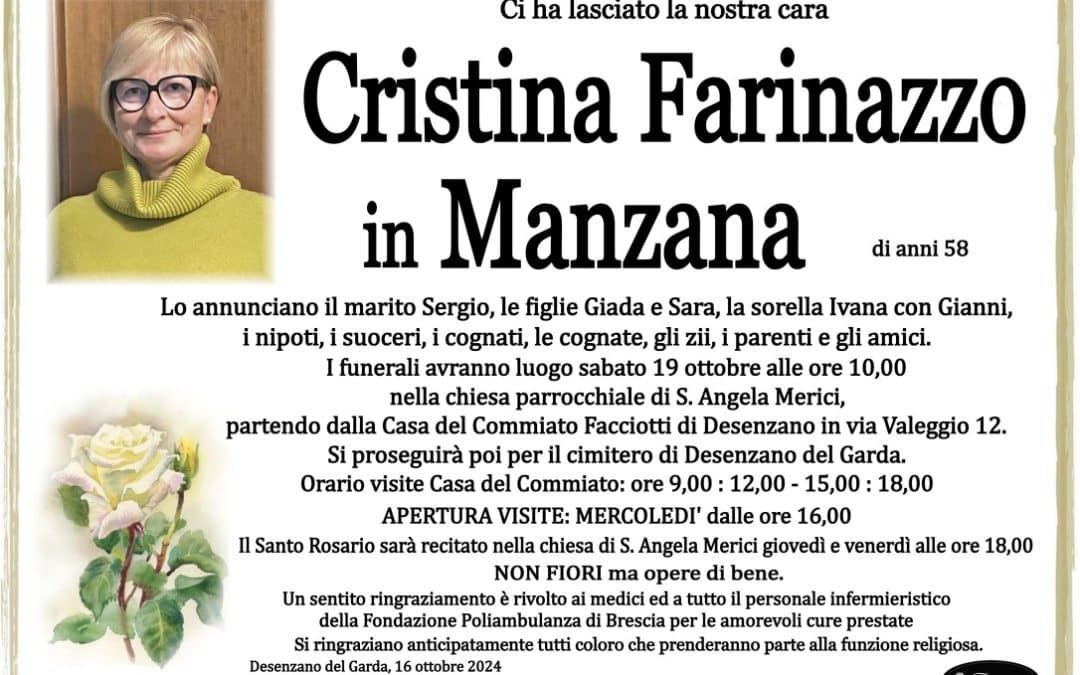 Cristina Farinazzo in Manzana