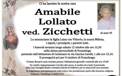 Amabile Lollato ved. Zicchetti