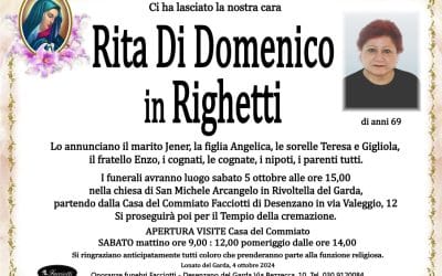 Rita Di Domenico in Righetti