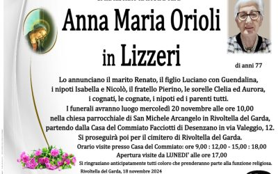 Anna Maria Orioli in Lizzeri