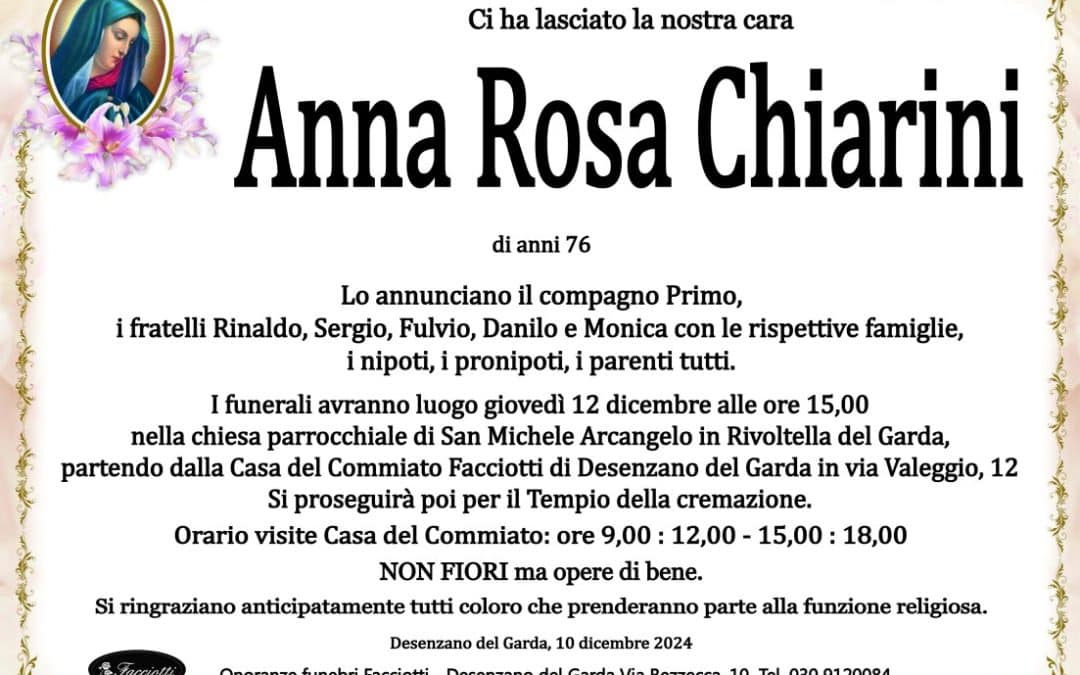 Anna Rosa Chiarini