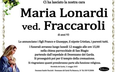 Maria Lonardi ved. Fraccaroli