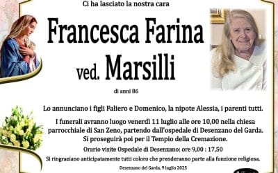 Francesca Farina ved. Marsilli