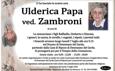 Ulderica Papa ved. Zambroni