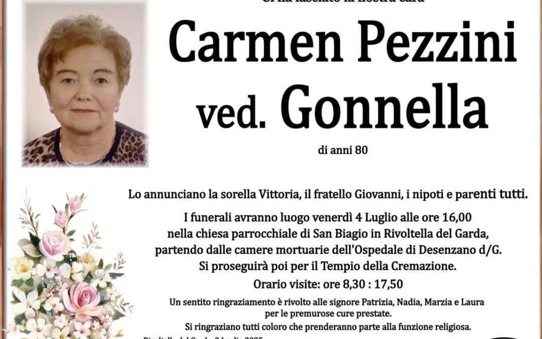 Carmen Pezzini ved. Gonnella