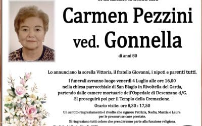 Carmen Pezzini ved. Gonnella