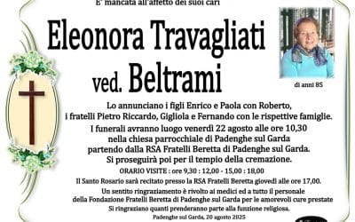 Eleonora Travagliati ved. Beltrami