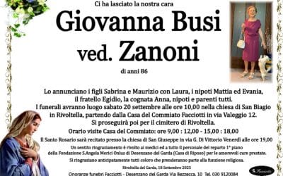 Giovanna Busi ved. Zanoni