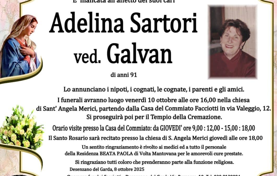 Adelina Sartori ved. Galvan