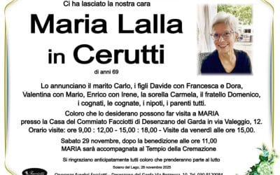 Maria Lalla in Cerutti