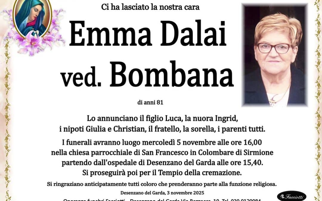 Emma Dalai ved. Bombana