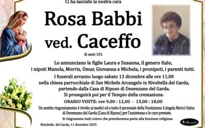 Rosa Babbi ved. Caceffo