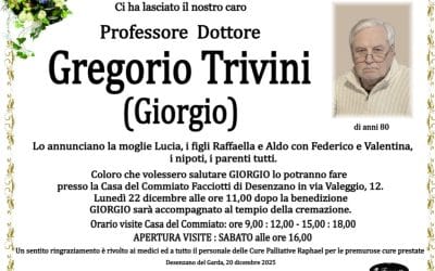 Prof. Dott. Gregorio Trivini