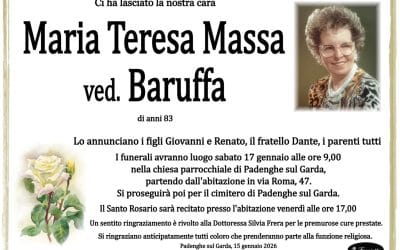 Maria Teresa Massa ved. Baruffa