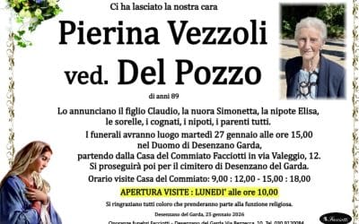 Pierina Vezzoli ved. Del Pozzo
