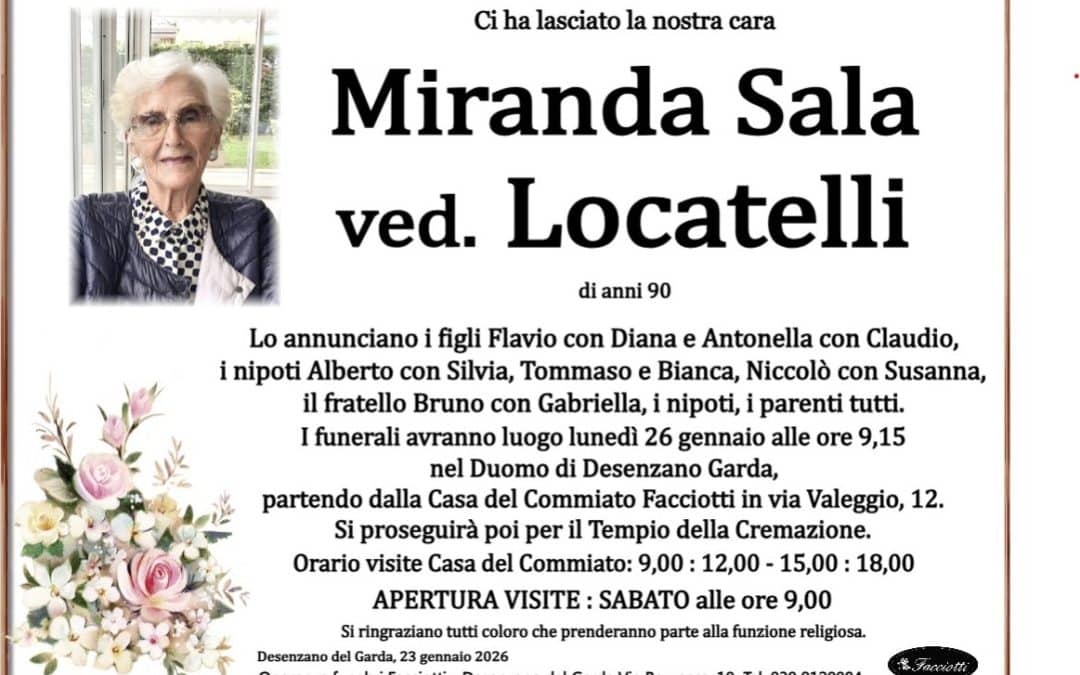 Miranda Sala ved. Locatelli