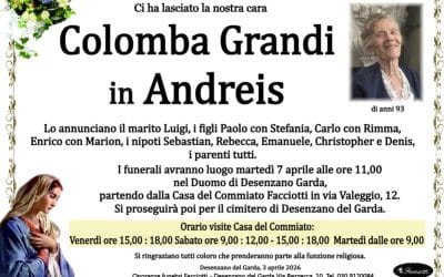 Colomba Grandi in Andreis