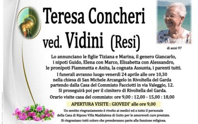 Teresa Concheri ved. Vidini (Resi)