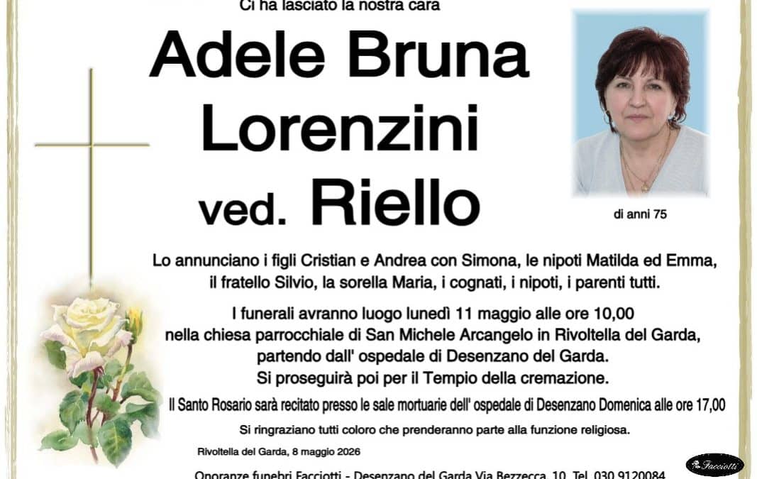 Adele Bruna Lorenzini ved. Riello