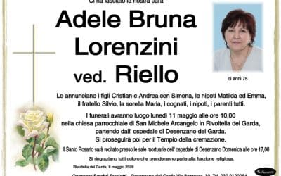 Adele Bruna Lorenzini ved. Riello