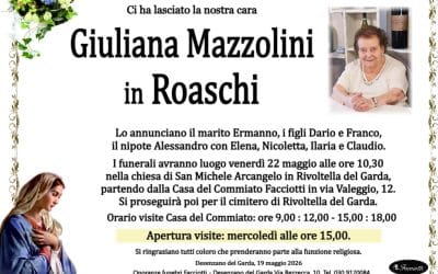 Giuliana Mazzolini in Roaschi