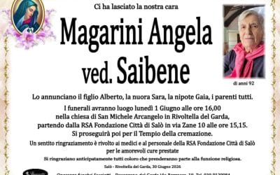 Angela Magarini ved. Saibene