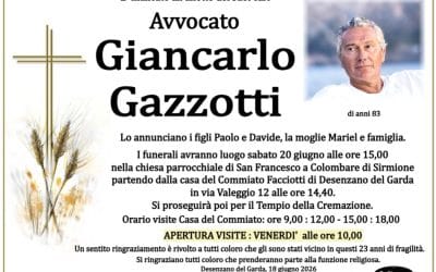 Avvocato Giancarlo Gazzotti