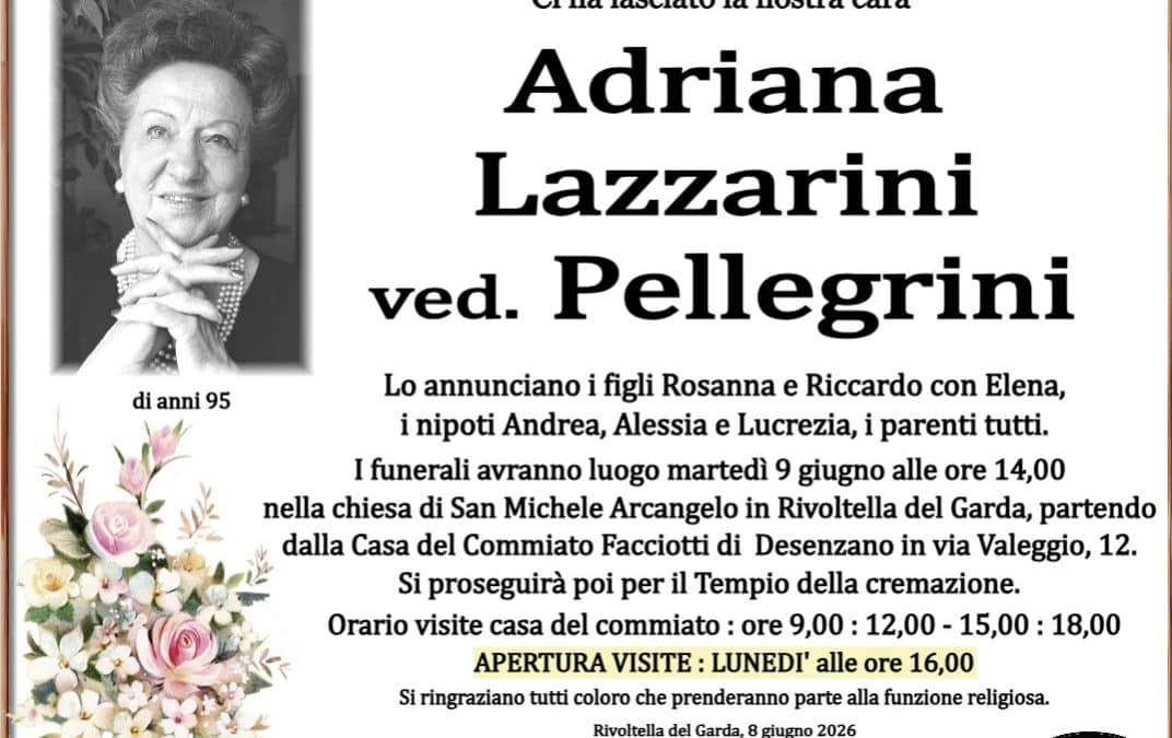 Adriana Lazzarini ved. Pellegrini