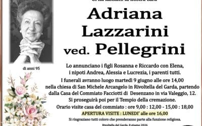Adriana Lazzarini ved. Pellegrini