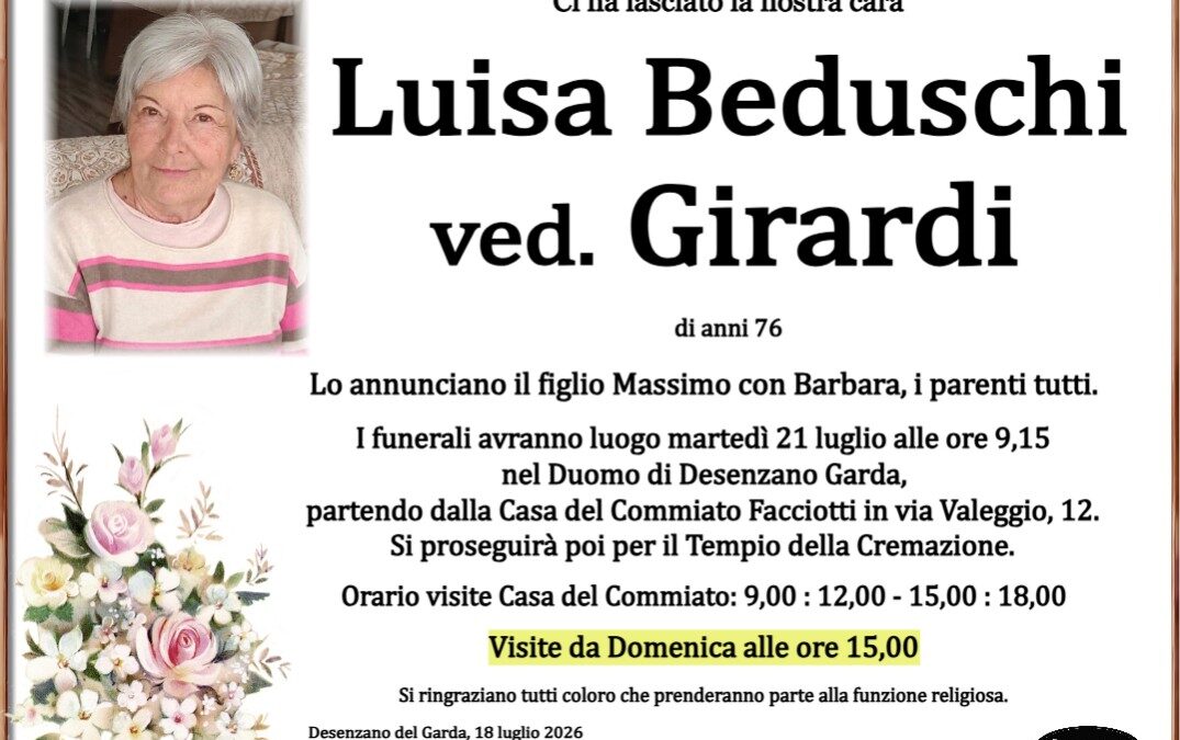Luisa Beduschi ved. Girardi