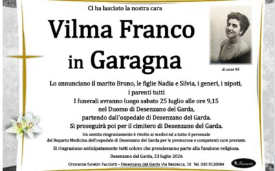 Vilma Franco in Garagna