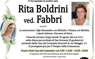 Rita Boldrini ved. Fabbri