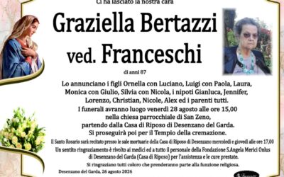 Graziella Bertazzi ved. Franceschi