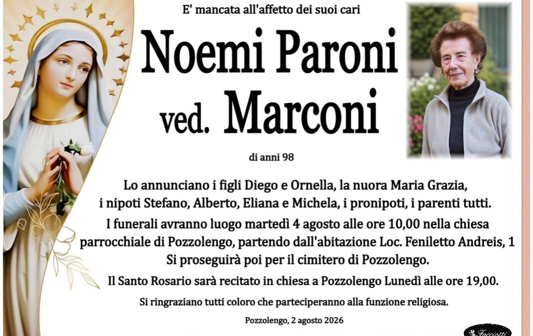 Noemi Paroni ved. Marconi