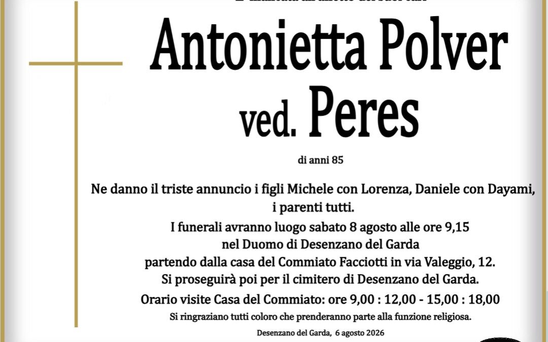 Antonietta Polver ved. Peres