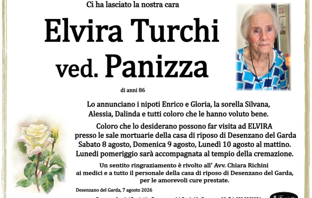 Elvira Turchi ved. Panizza