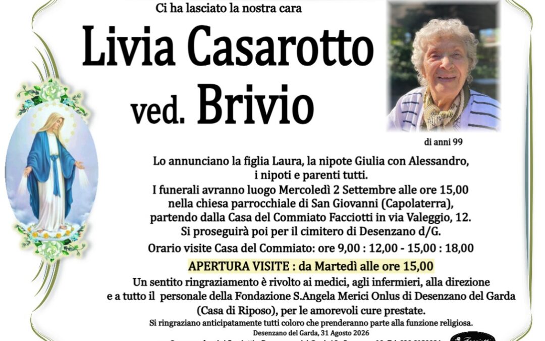 Livia Casarotto Ved. Brivio