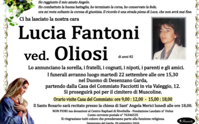 Lucia Fantoni ved. Oliosi