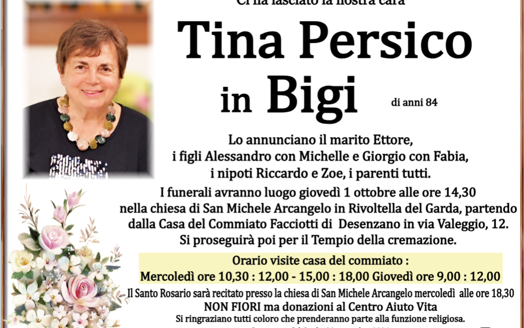 Tina Persico in Bigi