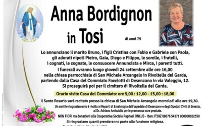 Anna Bordignon in Tosi
